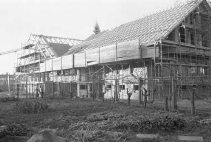 Richtfest für das Begegnungszentrum Grötzingen auf dem ehemaligen Firmengelände der Stahlbaufirma Grebau