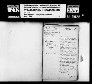 Feuersachen, Brandfälle, Oberamt Backnang