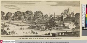 Veuë du grand Jardin et de la Fontaine de Tibre de Fontaine-bel-eau