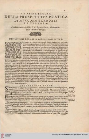 La prima regola