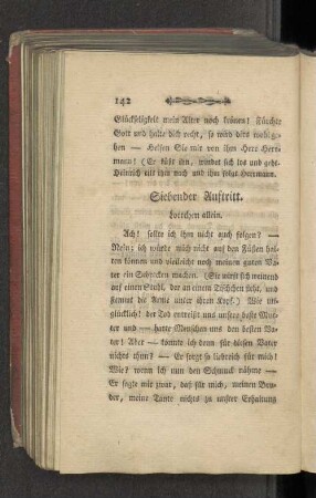 Siebender Auftritt.