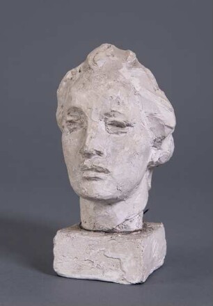 Mädchenkopf, Entwurf für das Heine-Denkmal für Düsseldorf III, Variante ohne Tuch