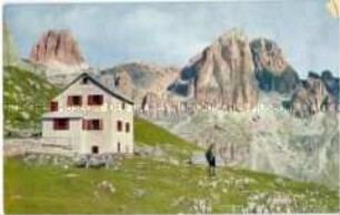 Die Ostertaghütte in den Dolomiten von Tirol