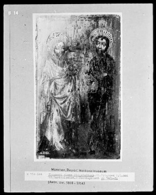 Die Heiligen Bartholomäus und Johannes der Täufer