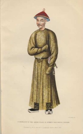 A mandarin of the sixth class in summer half dress uniform