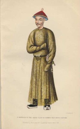 A mandarin of the sixth class in summer half dress uniform