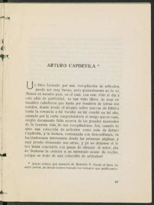 Arturo Capdevila