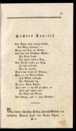 Sechtes Kapitel.