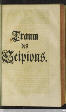 Traum des Scipions