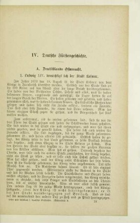 A. Deutschlands Ohnmacht