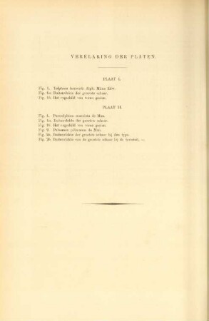 Verklaring der platen