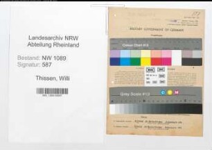Entnazifizierung Willi Thissen , geb. 09.04.1922 (Polizeibeamter)