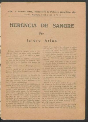 1923026900: Herencia de sangre