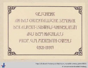 Exlibris (Aus: UB Freiburg, BS 8/2109).