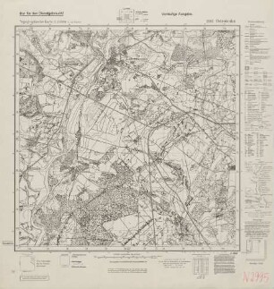 2995 Ostrolenka, Topographische Karte 1:25000 (4cm - Karte)