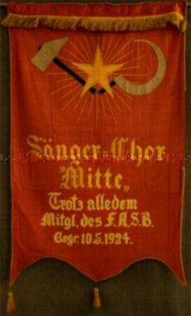 Banner des Sängerchors "Mitte" Berlin