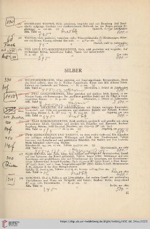 Silber (Nr. 370-379)