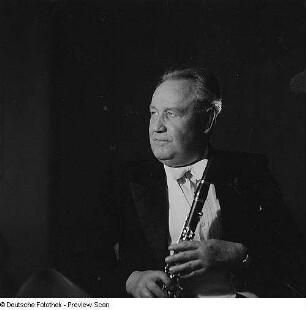 Porträt Klarinettist Prof. Karl Schütte