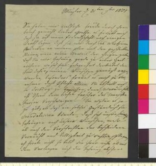 Brief von Gallitzin, Adelheid Amalia Fürstin an Goethe, Johann Wolfgang von