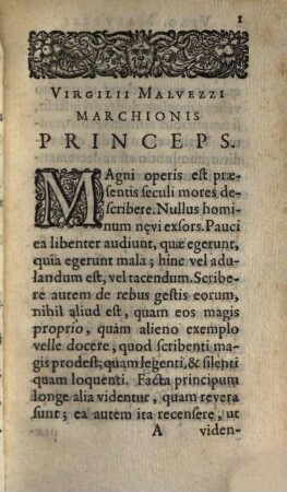 Princeps, eiusque arcana, in vita Romuli repraesentata
