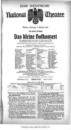 Das kleine Hofkonzert