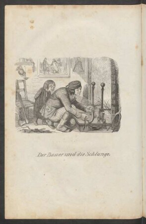 Der Bauer und die Schlange.