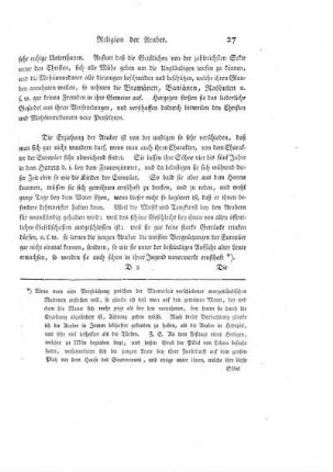 Erziehung und Charakter der Araber