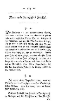 Neun und zwanzigstes Kapitel
