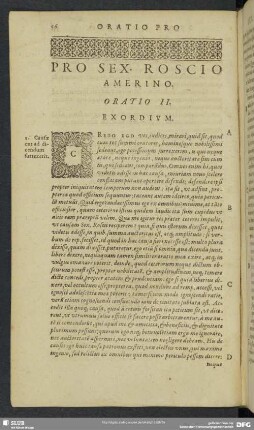 Pro Sex. Roscio Amerino. Oratio II.