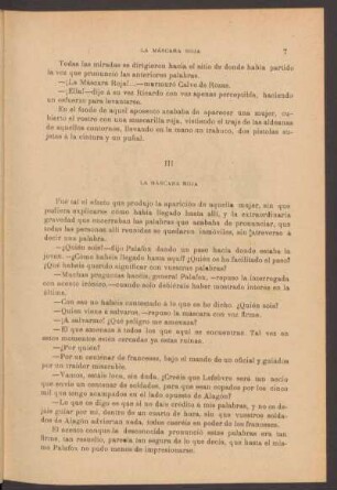 III - La Máscara Roja