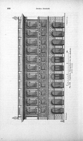 Fig. 156. Projektirtes Nebengebäude der Bau-Akademie