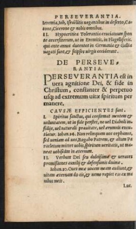 [VIII.] De Perseverantia.