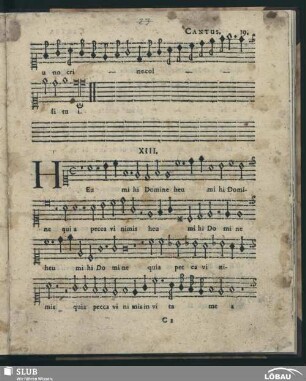 XIII. Heu mihi Domine; SWV 65