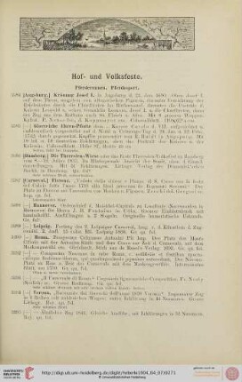 Hof- und Volksfeste, Spiele und Leibesübungen. Kartenspiele. Schach (Nr. 3384-3526)