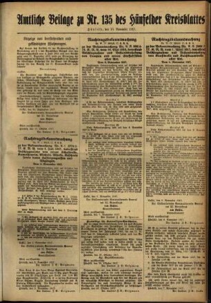 Zweite Ausgabe vom Samstag, den 10. November 1917.