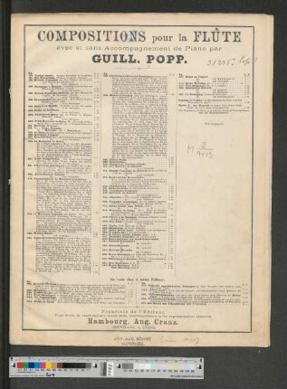 Compositions pour la flûte avec et sans accompagnement de piano : op. 237: [viertes] Concertstück üb. d. engl. Volkslied "Long, long ago"