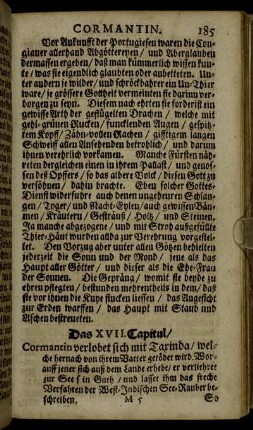 Das XVII. Capitul.