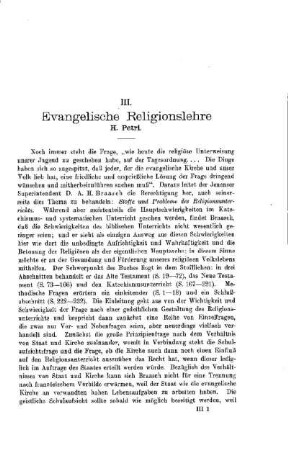 Evangelische Religionslehre