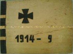 Fotoalbum mit Ansichtspostkarten und privaten Fotos dem 1. Weltkrieg