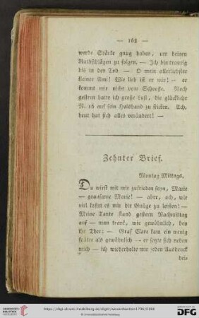 Zehnter Brief