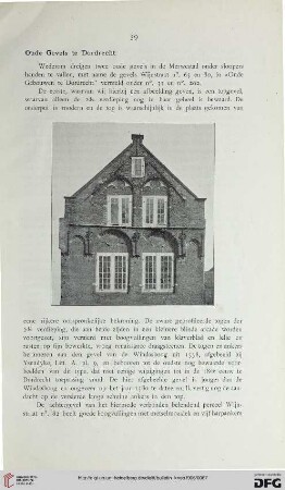 7: Oude Gevels te Dordrecht