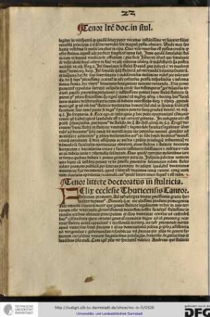 Tenor littere doctoratus in stultitia.
