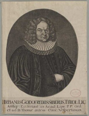 Bildnis des Urbanus Godofredus Siberus