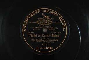 Trinklied aus "Cavallerie Rusticana"