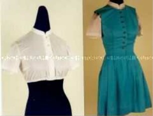 Bluse zu Dirndl einer Olympia-Hostess