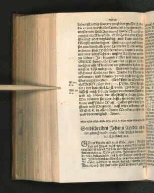 Sendschreiben Johann Arndes an einen guten Freund/ wegen ...