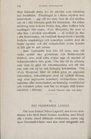 II. Det Främmande Landet.