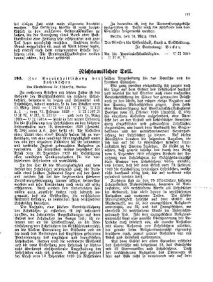 Zur Vereinheitlichung der Lehrbücher : [Nichtamtlicher Teil]