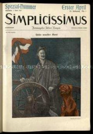 Satirische Wochenzeitschrift Simplicissimus. 12. Jahrgang 1907