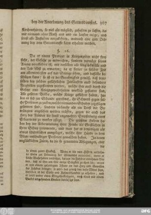 [Rechte des Predigers bey Kriegesläuften]